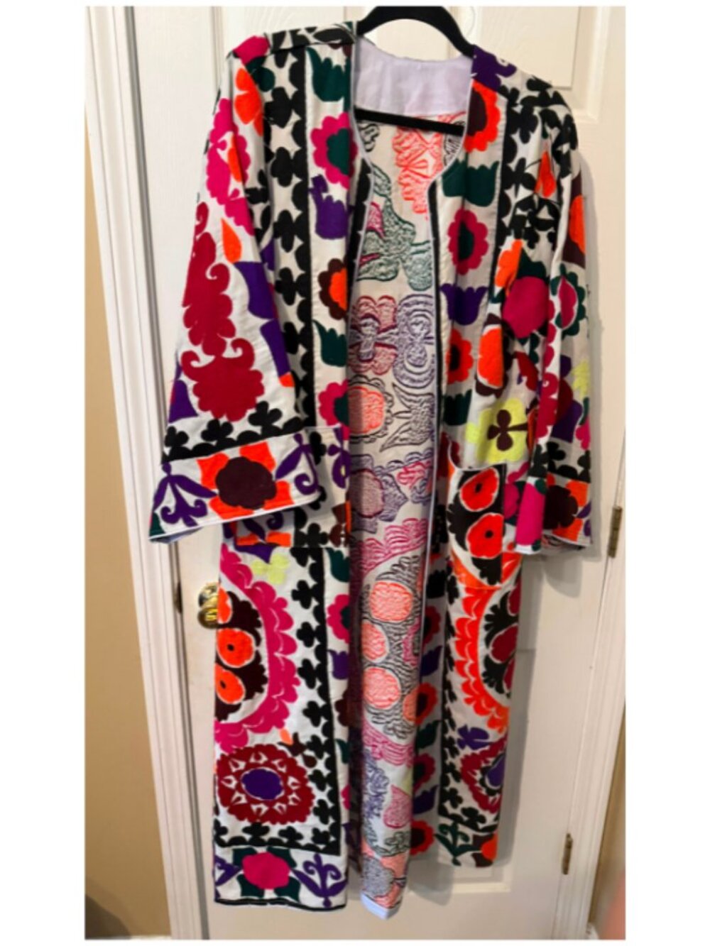 Vintage Afghani Suzani Jacket OS Multicolor Women's Size OS